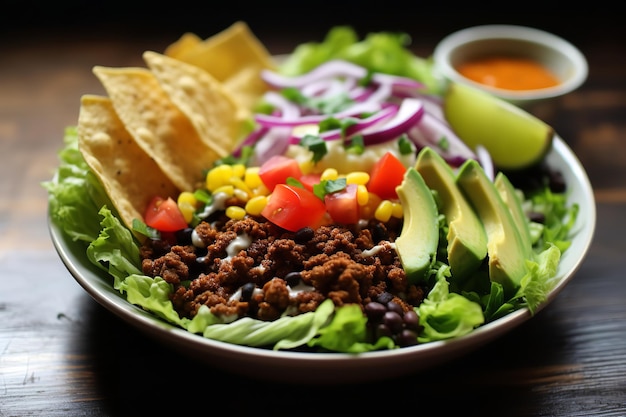 Healthy Taco Salad Healthy Lunch Recipe