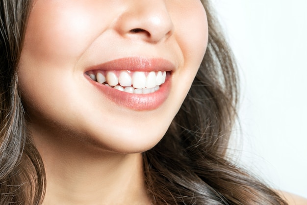 Healthy teeth smile of a young woman