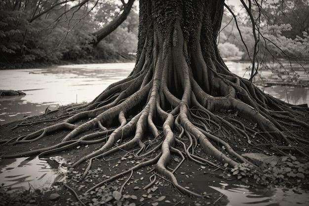 Healthy Tree Root Structure