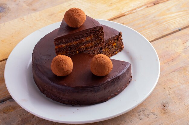 Torta al cioccolato vegana sana