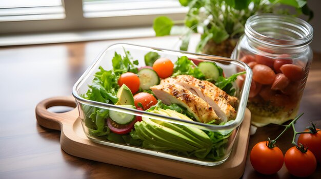 Premium AI Image | Healthy Work Lunch Ideas Easy to Prepare and Nutritious