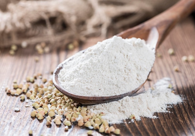 Heap of Buckwheat Flour