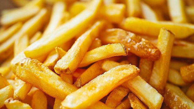 Heap of Crispy Potatoes on a Table