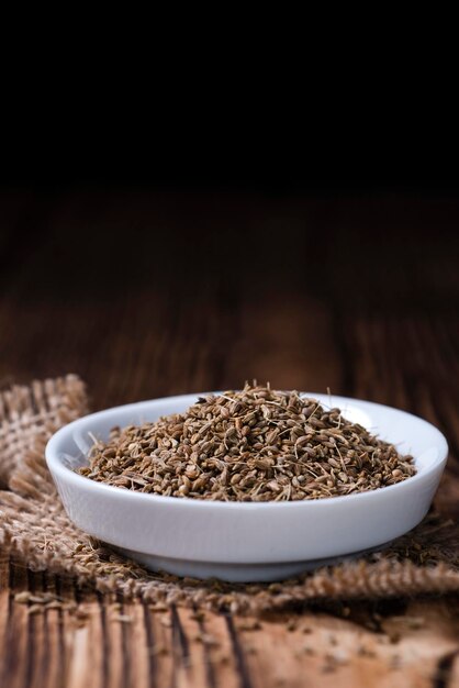 Heap of dried Anise Seeds