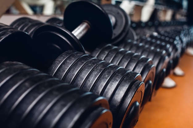 Heap of dumbbells