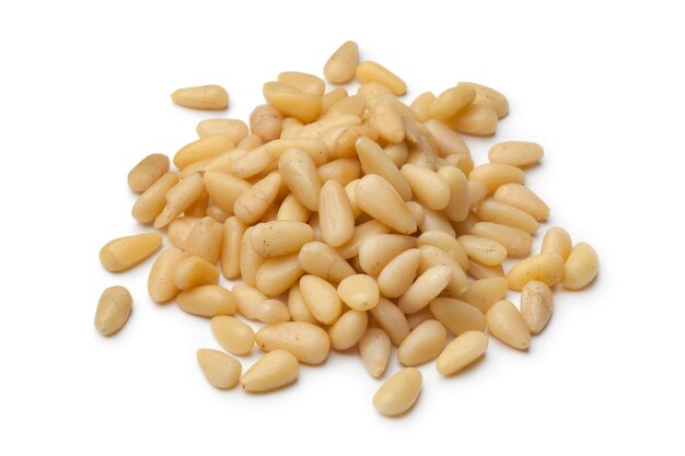 Heap of fresh pine nuts