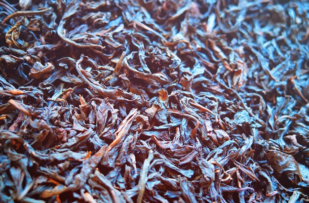 Heap of red tea healthy drinks background