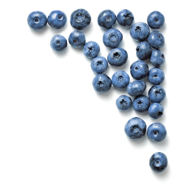 Heap of ripe blueberry