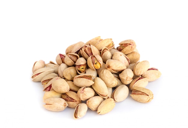 Heap of Salted Pistachios Isolated