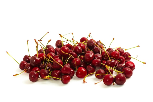 Heap of sweet cherry