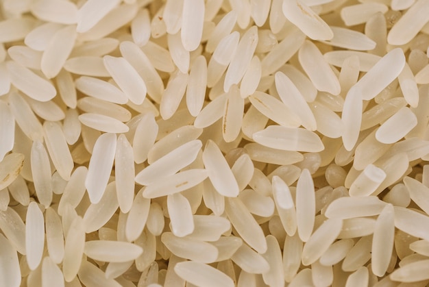 heap of white rice
