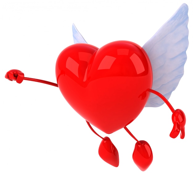Сердце - 3D персонаж