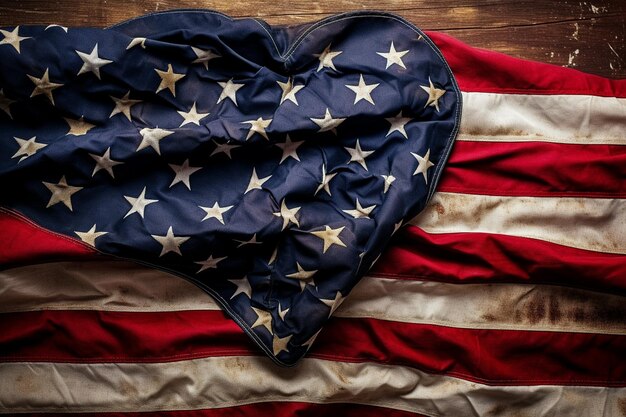 The Heart of America American Flag photo