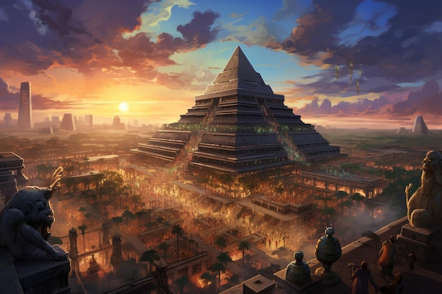 Heart of the Aztec Empire Tenochtitlan's Magnificence