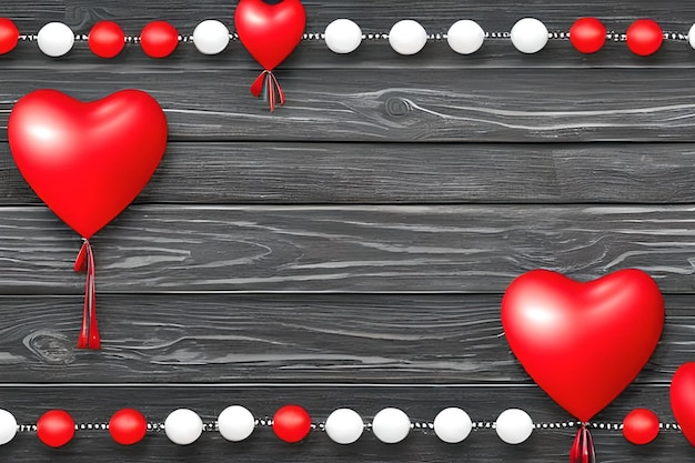 Heart Background Happy Valentines Day Romantic Creative