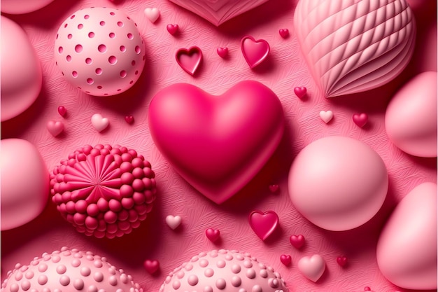 Heart background valentine day