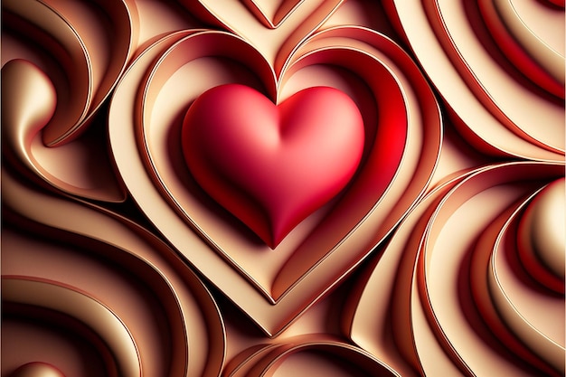 Heart background valentine day