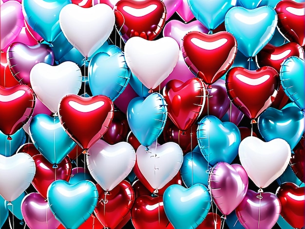 Heart BALLONS background