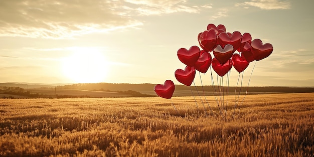 Heart Balloon Field