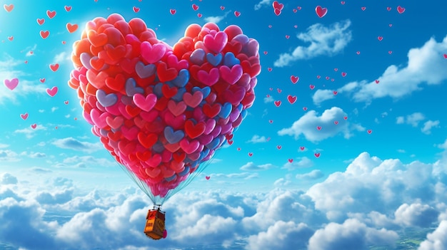 Heart balloons