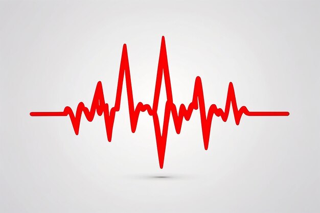 Heart beat cardiogram Pulse icon