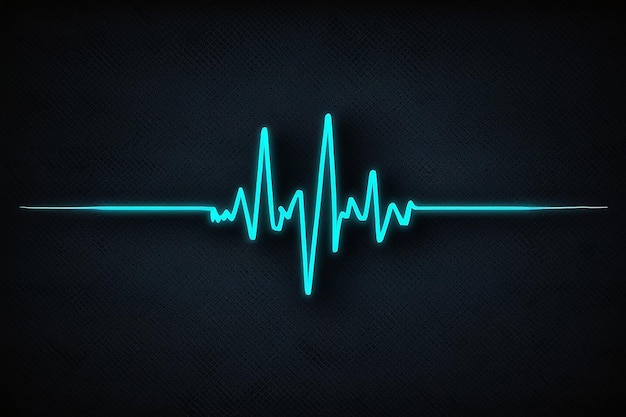 Foto heart beat cardiogram pulse icon