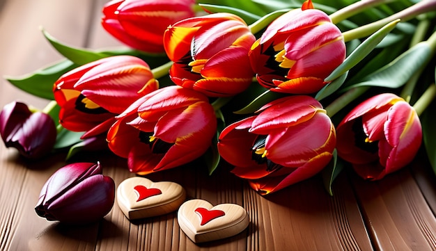 Красивый фон сердца День святого Валентина фон с красными сердцами милый любовный баннер 3D сердца
