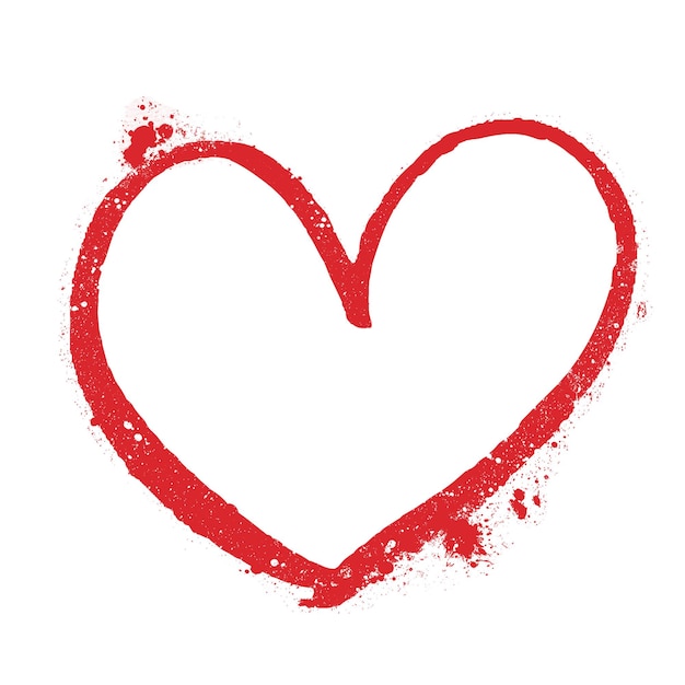 heart brush png frame sticker transparent background