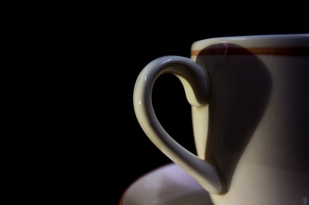 Heart by Shadow form the ear of the coffee cup.