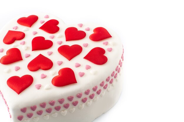 Heart cake for St. Valentine's Day