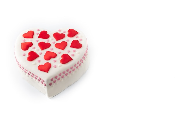 Heart cake for St. Valentine's Day