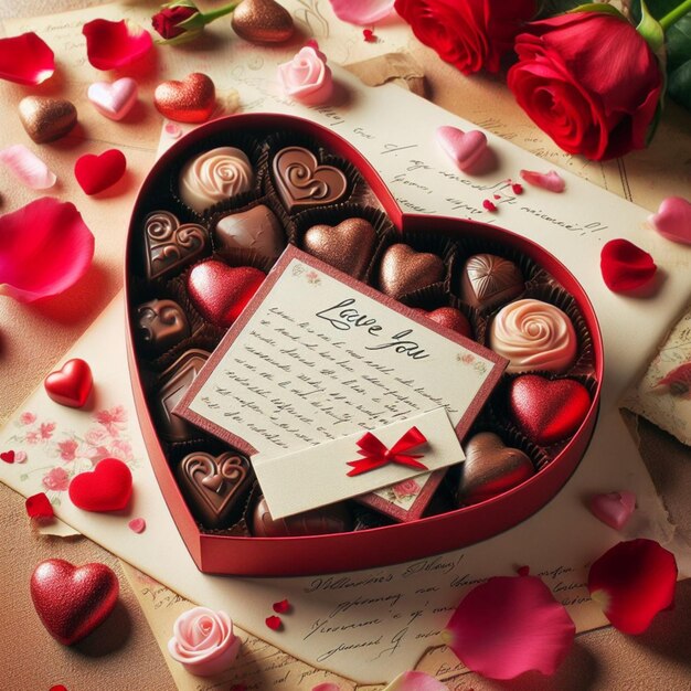 heart chocolates