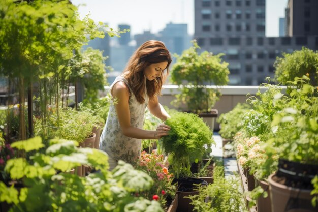 In the Heart of the City Finding Garden Serenity