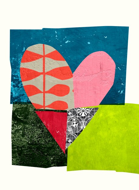 Heart collage