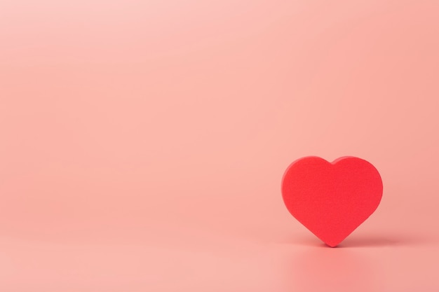 Heart on a colored background.  Background for Valentine's Day (February 14) and love.