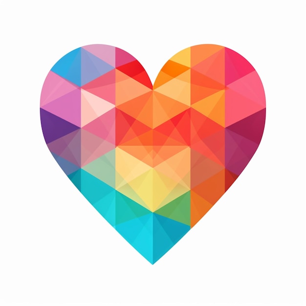 Photo heart colors png