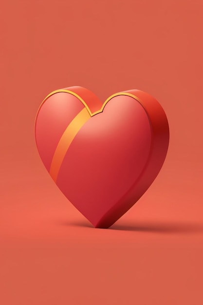 heart flat illustrationminimalism