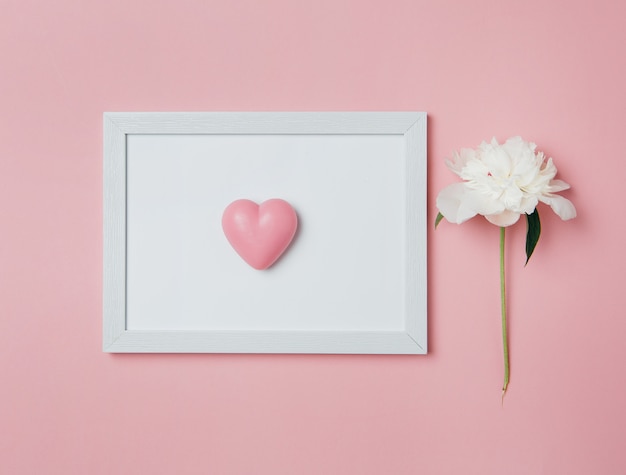 A heart in a frame 