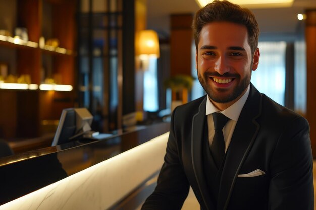 In the Heart of Hospitality Italian Hotel Manager at Your Service