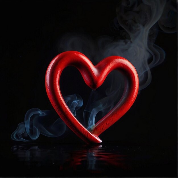 Фото Икона сердца 3d любовь сердце с красивым фоном