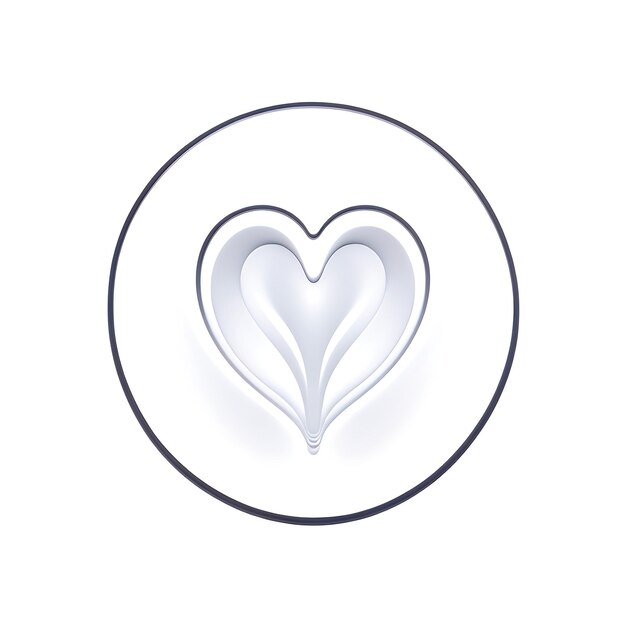 Heart icon for health day