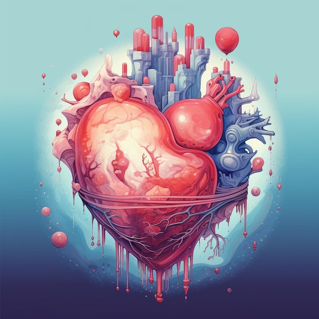 искусство иллюстрации сердца