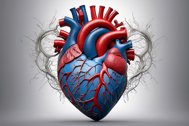 The heart is located in the thoracic cavity medial to the lungs and posterior to the sternum