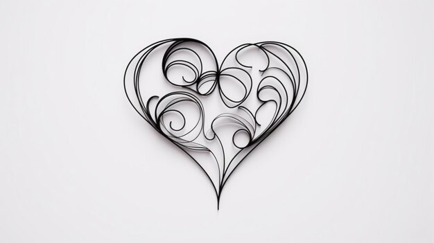 heart line art