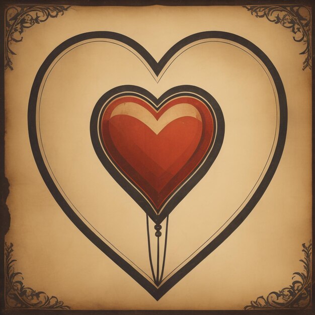 Photo heart logo icon