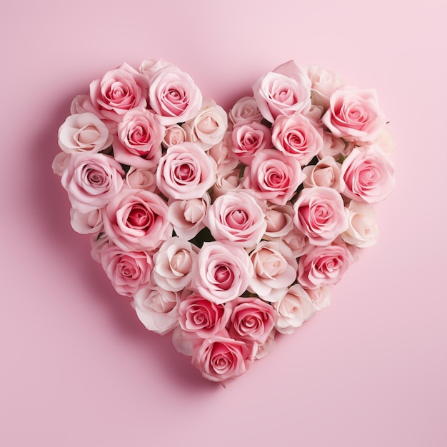 사진 핑크 색조 의 장미 의 심장 과 치는 배경