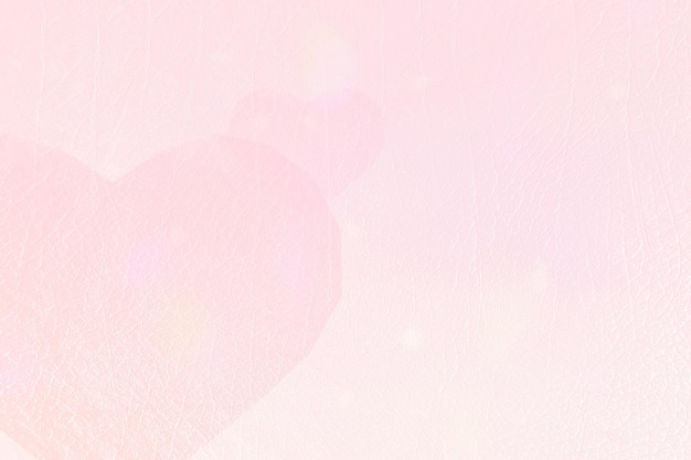 ピンクの背景のデザイン要素にハートのパターンが描かれています