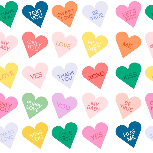 heart shape pattern png transparent background