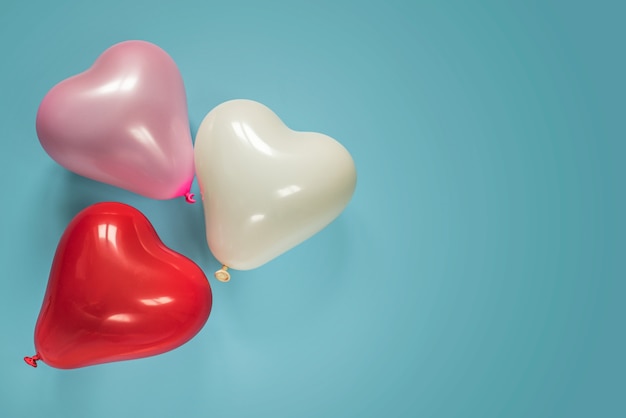 Heart shaped balloons