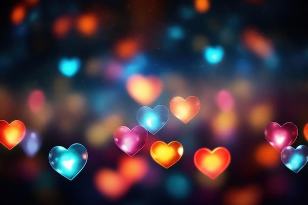 heart shaped bokeh